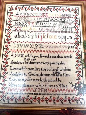 Life & Pleasure Cross Stitch Pattern By Just CrossStitch